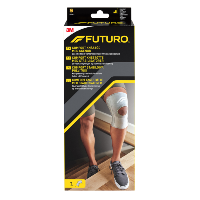 FUTURO Stabiloiva polvituki sivutuilla S-koko 1 kpl