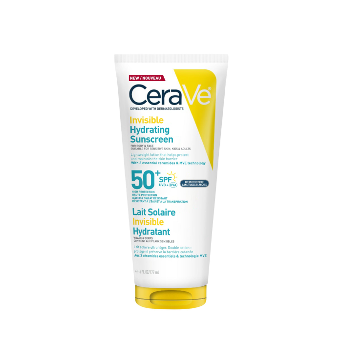 CeraVe Invisible Hydrating Sunscreen SPF50+ aurinkosuojavoide 177 ml