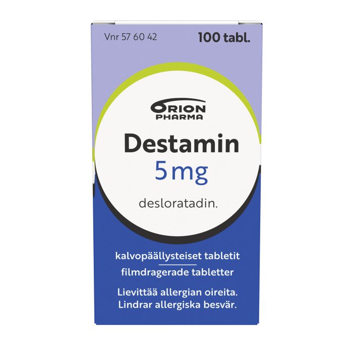 DESTAMIN tabletti, kalvopäällysteinen 5 mg 100 fol kuva 4