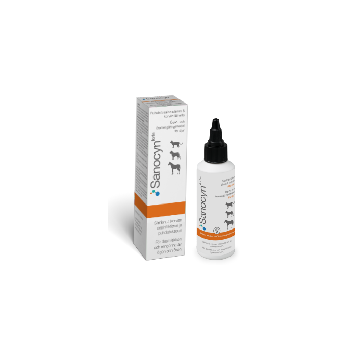 Sanocyn forte silmä- ja korvahuuhde 75 ml