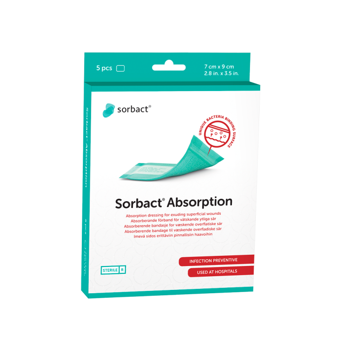 Sorbact Absorption 7 x 9 cm 10 kpl kuva 2