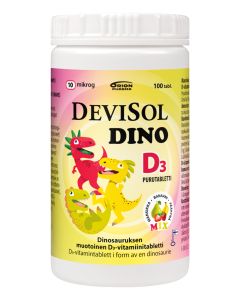 Devisol Dino mix 10 mikrog 100 purutabl