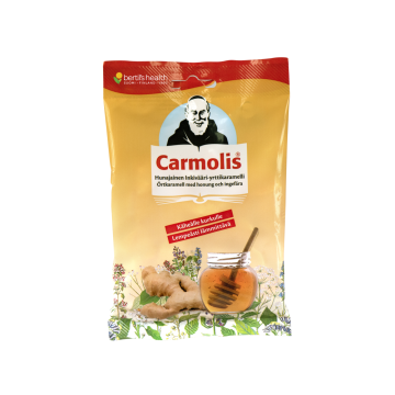 Carmolis Inkivääri-hunaja Kurkkuk. 75 g