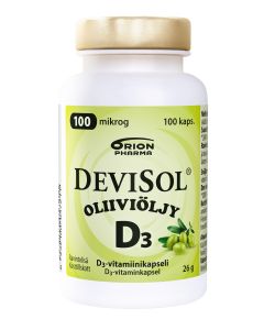 Devisol Oliiviöljy 100 mikrog 100 kaps