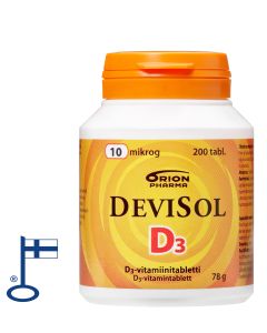 Devisol 10 mikrog imeskelytabletti 200 kpl