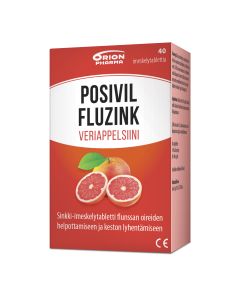 POSIVIL FLUZINK VERIAPPELSIINI IMESKELYTABLETTI 40 TABL