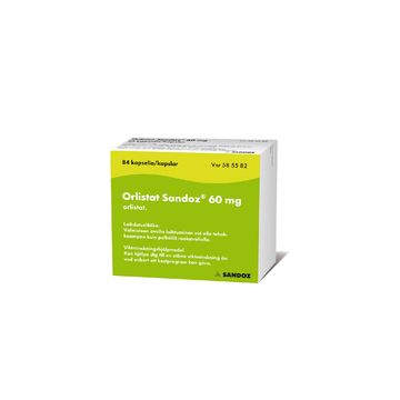 ORLISTAT SANDOZ kapseli, kova 60 mg 126 fol