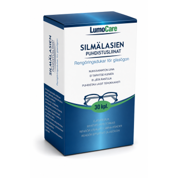 Lumocare Silmälasien puhdistupyyhe 30 kpl