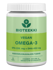 Bioteekki Vegan Omega-3 60 kaps