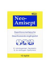 NEO-AMISEPT DESINFIOIVA PYYHE 10 KPL