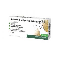 ANTHELMIN VET 50/144/150 mg tabl 2 fol
